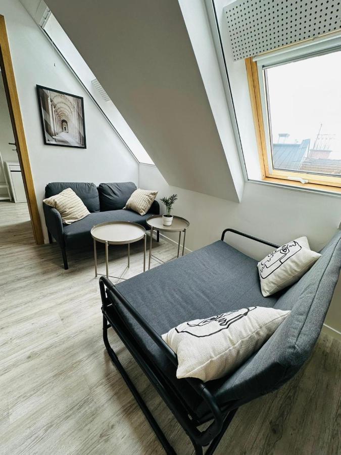 Palace Quarter 1 Peaceful Modern Central Top Floor Apartment 布达佩斯 外观 照片